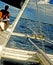 Outrigger Under Sail, Cebu, Philippines