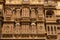 Outside architecture of Patwon ki Haveli, jaisalmer, Rajasthan