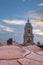 Outside of the Catedral de Malaga. Malaga La Manquita Cathedral roof tour, Malaga, Spain