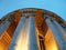 Outside of the dome os Saint Peter`s basilica in Rome, cupola`s exterior