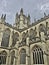 Outside facade of Bath cathedral