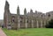 Outside Holyrood Abbey, Edinburgh, Scotland