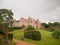 Outside view of melford hall mansion estate long melford england