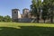 Outside view of Ruins of Historical Pirot Fortress, Serbia