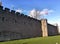 Outside wall in Cardiff castle Wales, United Kingdom