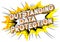 Outstanding Data Protection - Comic book style words.