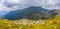 Outstanding panoramic view of Parang Mountains, famous high altitude Transalpina road