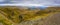 Outstanding panoramic view of Parang Mountains, famous high altitude Transalpina road