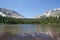 Ouzel lake Lake in Rocky Mountains in summer