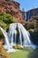 Ouzoud Falls near the Grand Atlas village of Tanaghmeilt Morocco