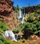 Ouzoud waterfalls, Grand Atlas in Morocco. This beautiful nature background is situated in Africa
