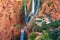 Ouzoud waterfalls in Grand Atlas village of Tanaghmeilt, Marrakesh, Morocco