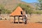 Ovahimba food storage room on stilts