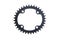 Oval bicycle chain ring with 36 teeth