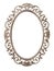 Oval ornate frame