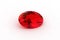 Oval Red Ruby - Photorealistic Ray Traced Render