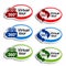 Oval stickers for virtual tour