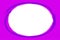 Oval stroke art line violet colors on purple background and white copy space, oval line purple water color art style for banner