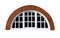 Oval window isolated