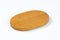 Oval wooden cheese board