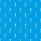 Oval zip pattern vector seamless blue