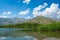 Ovan Lake landscape in Alamut region in Iran.