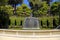 The Ovato Fountain in park of Villa d`Este, Tivoli, Italy