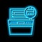 oven cleaning neon glow icon illustration
