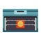 Oven vector illustration appliance cooking kitchen. Icon stove equipment domestic food. Kitchenware chef power machine