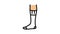 over calf sock color icon animation