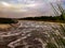 Over flow of river water during rain Dravyavati river in Jaipur