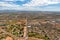 Over Gilbert, Arizona looking east along Ray Road