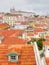 Over the red roofs of Lisboa, Portugal