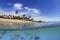 Over underwater of Island in Whitsundays