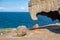 Overbite! Unusual rock formation at Remarkable Rocks, Kangaroo Island, Australia