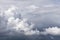 Overcast cloudscape with beautiful cumulonimbus