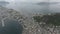 Overcast day and aerial view of Ã…lesund, Norway