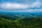 Overcast Skies Over Shenandoah Valley from the Blue Ridge Mountains