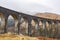 Overcast view of the famous Glenfinnan Viaduct