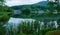 An Overcast View of Peaks of Otter Lodge