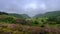 Overcast views from Watendlath towards Derwent water in the Lake District, UK