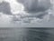 Overcast weather at sea