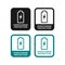 overcharge protection vector logo badge icon