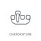 Overdenture linear icon. Modern outline Overdenture logo concept