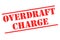 OVERDRAFT CHARGE Rubber Stamp