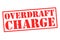 OVERDRAFT CHARGE Rubber Stamp