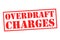 OVERDRAFT CHARGES Rubber Stamp