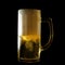 Overflowing beer mug