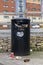 Overflowing Litter Bin in Sheffield City Centre