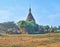 The overgrown pagoda in Bagan, Myanmar